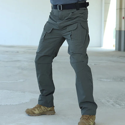 Summer Tactical Multi-pocket Work Tactical Pants Men Outdoor Waterproof Sports Hiking Climbing Pants Combat Cargo Trousers