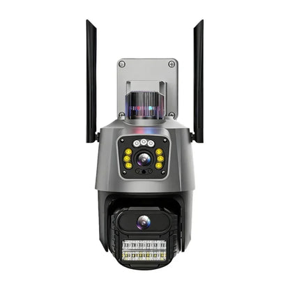 WiFi IP Camera Security Protection Dual Lens Dual Screen Wireless Indoor Monitor Auto Track PTZ CCTV Video Surveillance V380 Pro