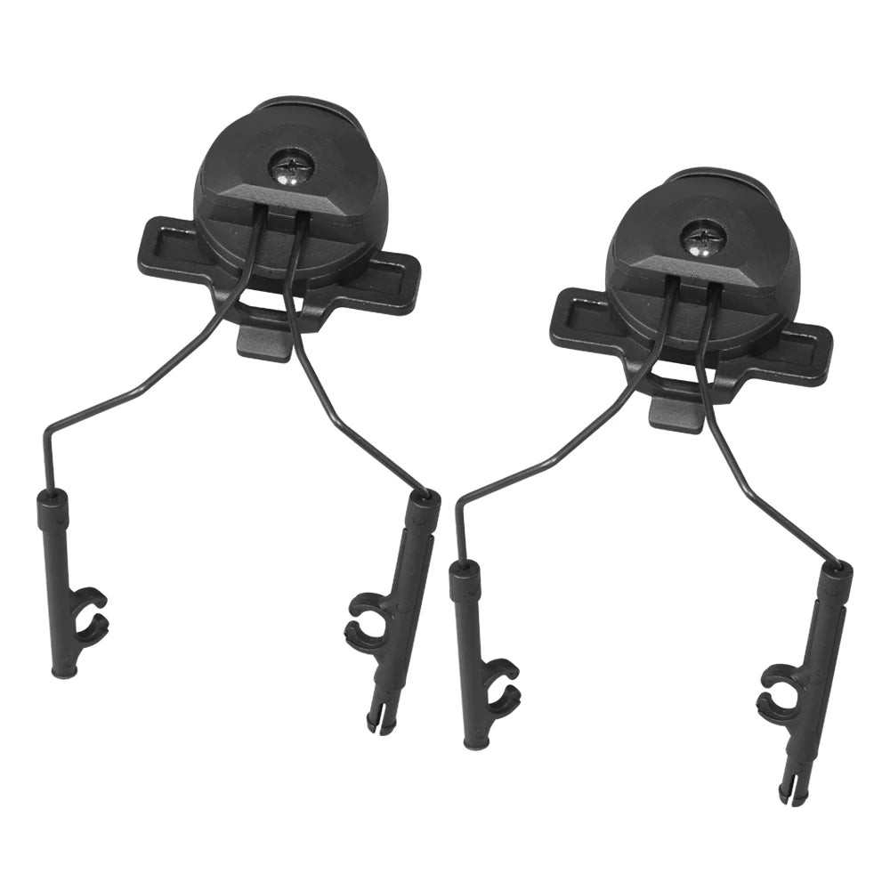 BOOIU Tactical Headset Bracket Wendy Helmet Earphone Buckle Stand ARC Rail Adapter Mount Comtac II Noise Cancelling Headset