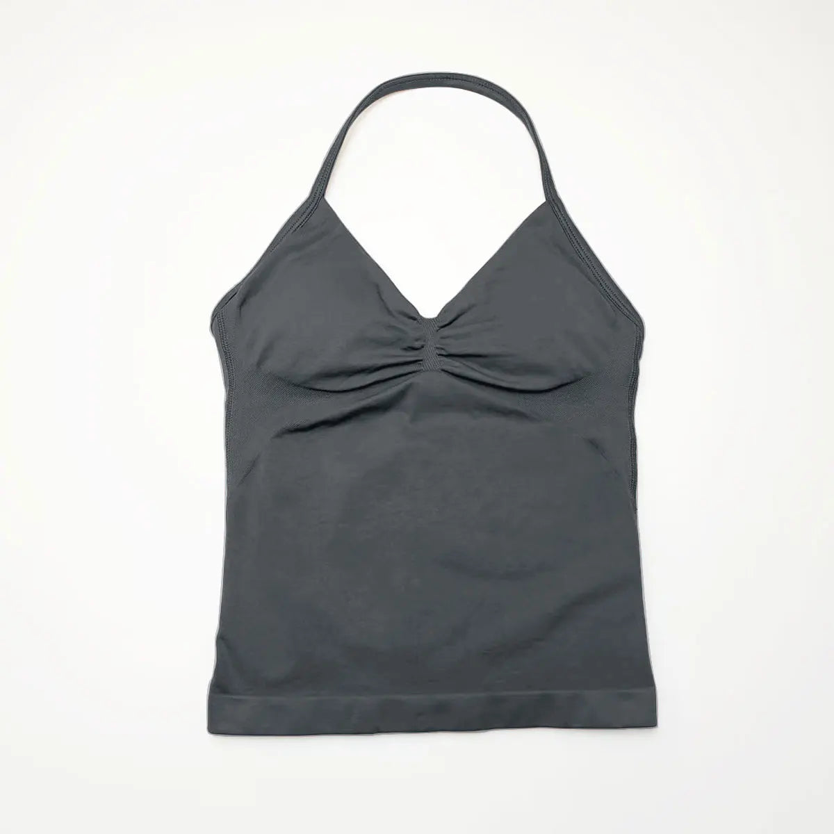 NCLAGEN Seamless Longline Strappy Top Sports Yoga Vest Women Fitness Tank Top Gym Beautiful Open Back Bra Running Workout Halter