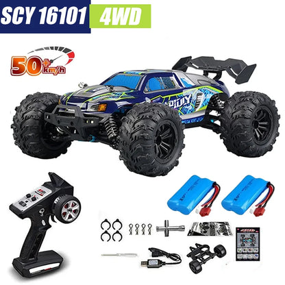 MJX VS RC Car SCY 16101 16102 PRO 4WD 70Km/h 1/16 High Speed Drift Monster Off-road Remote Control Vehicle Electric Crawler