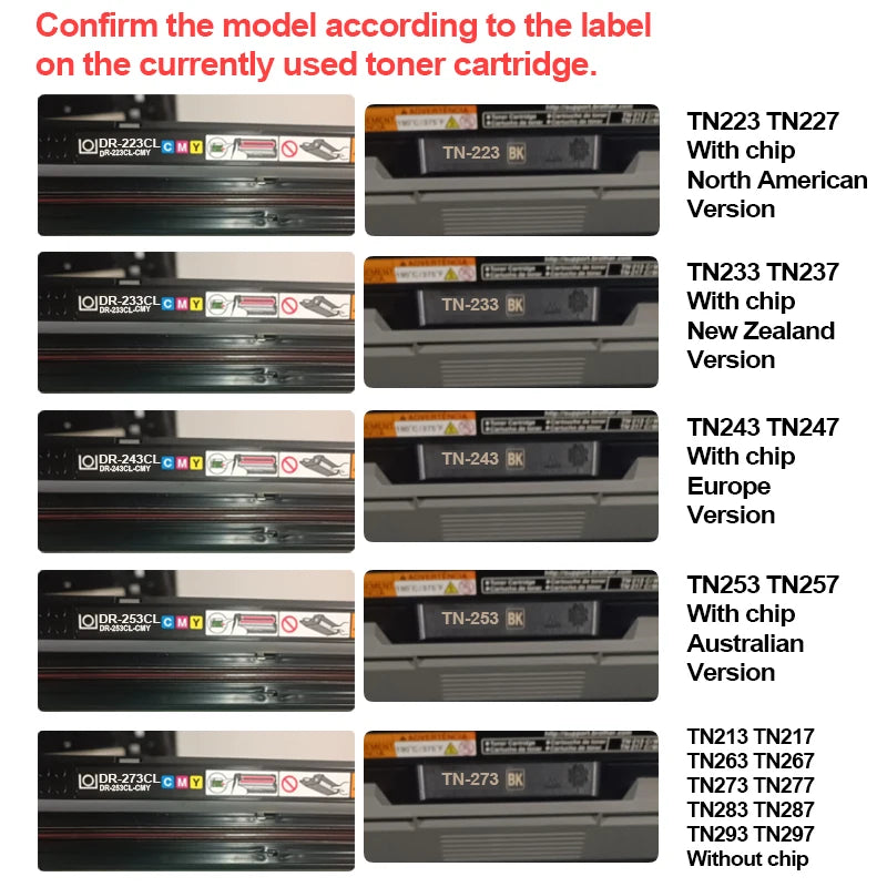 Brother TN273/TN277/TN283/TN287 Färgtoner – för HL-L3210CW och MFC-L3770CDW