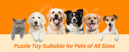 Interactive Dog Puzzle Toys for Boredom, Dogs Enrichment Toy to Keep Them Busy, Treat Dispensing Slow Feeder
