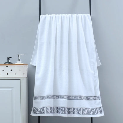 1/5/10pcs Black Cotton Towels Cover 34x74cm/70x140cm Embroidered Hotel Quality Bath Towel for Adults Christmas Gift Face Towels