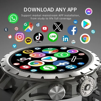 Q85 New 5G Popular Outdoors GPS Tracker Sports Smart Watch WIFI NFC SIM Card HD Video Call Music Player Waterproof Watch Men