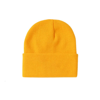 Anpassningsbar Stickad Mössa Brodyr Tryck – 25 Färger Akryl Unisex Vinter Volymrabatt 1–30+ Mössor Med/Utan Logotyp Profilkläder