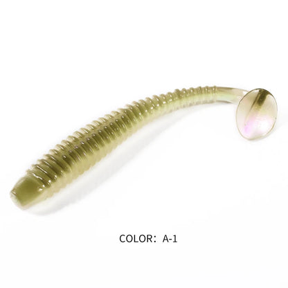 Supercontinent Impact Ring Shad Fishing Lure Soft 63mm 80mm 97mm Plastics Baits Swimbait Jigging Lure Artificial Baits
