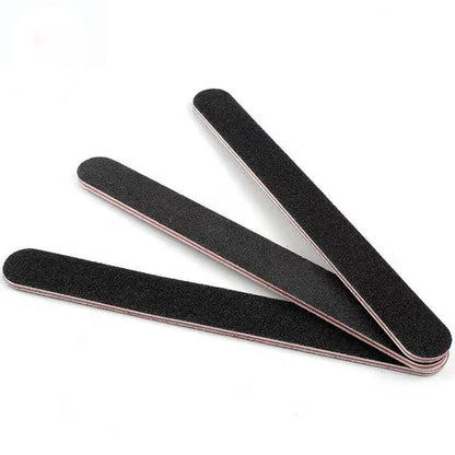 10Pcs Nail Files Sanding 100/180 Round Grit Buffer Block Pedicure  Manicure Buffing Polish Beauty Tools Professional Nail Files