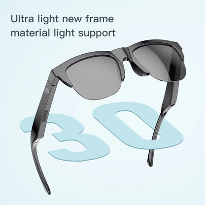 Lenovo AI Smart Glasses Voice Assistant Music Touch Control Bluetooth Call Outdoor Fashion Sunglasses For Men Women 2026 New
