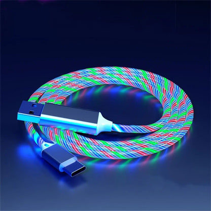 USB 3-i-1-kabel med LED-belysning
