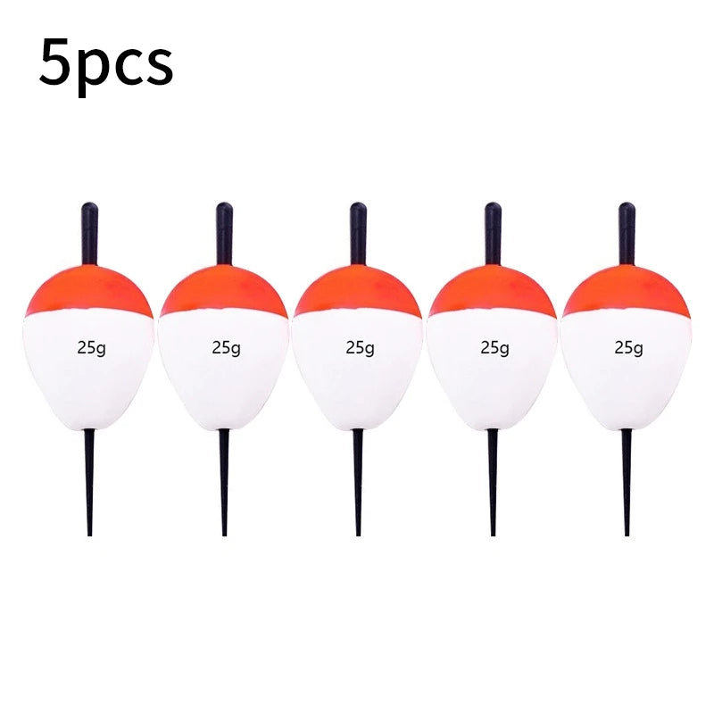 5pcs Foam Fishing Floats EVA Fish Floats Bait Fishing Buoys 2g/3g/5g/10g/15g/ 20g/35g/40g/60g Buoy Flotador Fishing Accessories