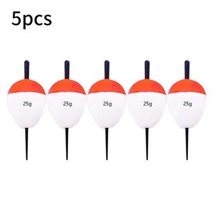 5pcs Foam Fishing Floats EVA Fish Floats Bait Fishing Buoys 2g/3g/5g/10g/15g/ 20g/35g/40g/60g Buoy Flotador Fishing Accessories