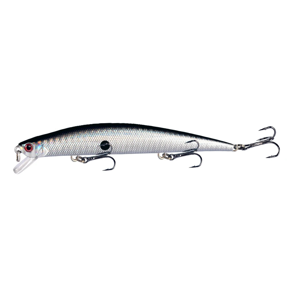 1pcs Fishing Lures 12.5cm/12g Minnow Lure Rattling High Quality Hard Bait Crankbait Wobbler Fishing Tackle Leurre Peche For Pike
