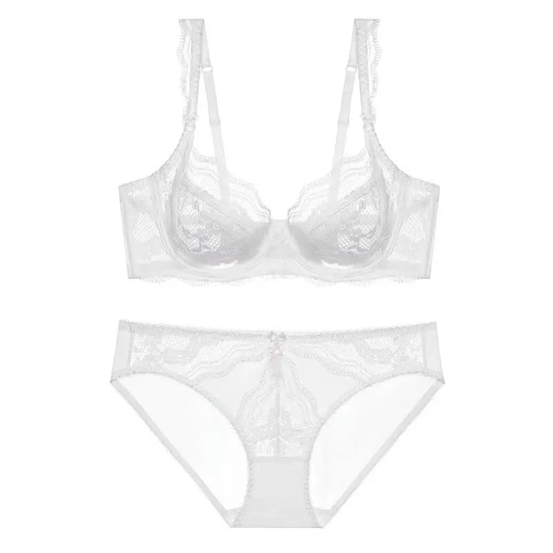 Dam Spets Lingerie Set Viktoriansk Stil – Push-up Mjuk Stålring Samlande Andningsbar, 5 Färger S–3XL