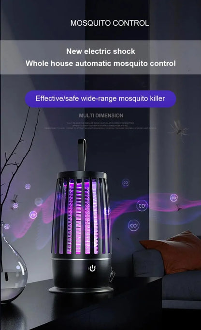 Mosquito Killer Lamp Two-in-one Ultraviolet Mosquito Trap Electric Insect Catcher USB Quiet Night Light Outdoor Mosquito Killer