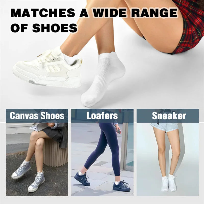 10 Pairs 100% Cotton Men Socks Summer Thin Breathable Socks High Quality No Show Boat Socks Black White Gray Short For Students