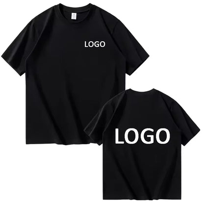 Eget tryck & logotyp, kortärmad t-shirt i bomull, reklamkläder & profilprodukter