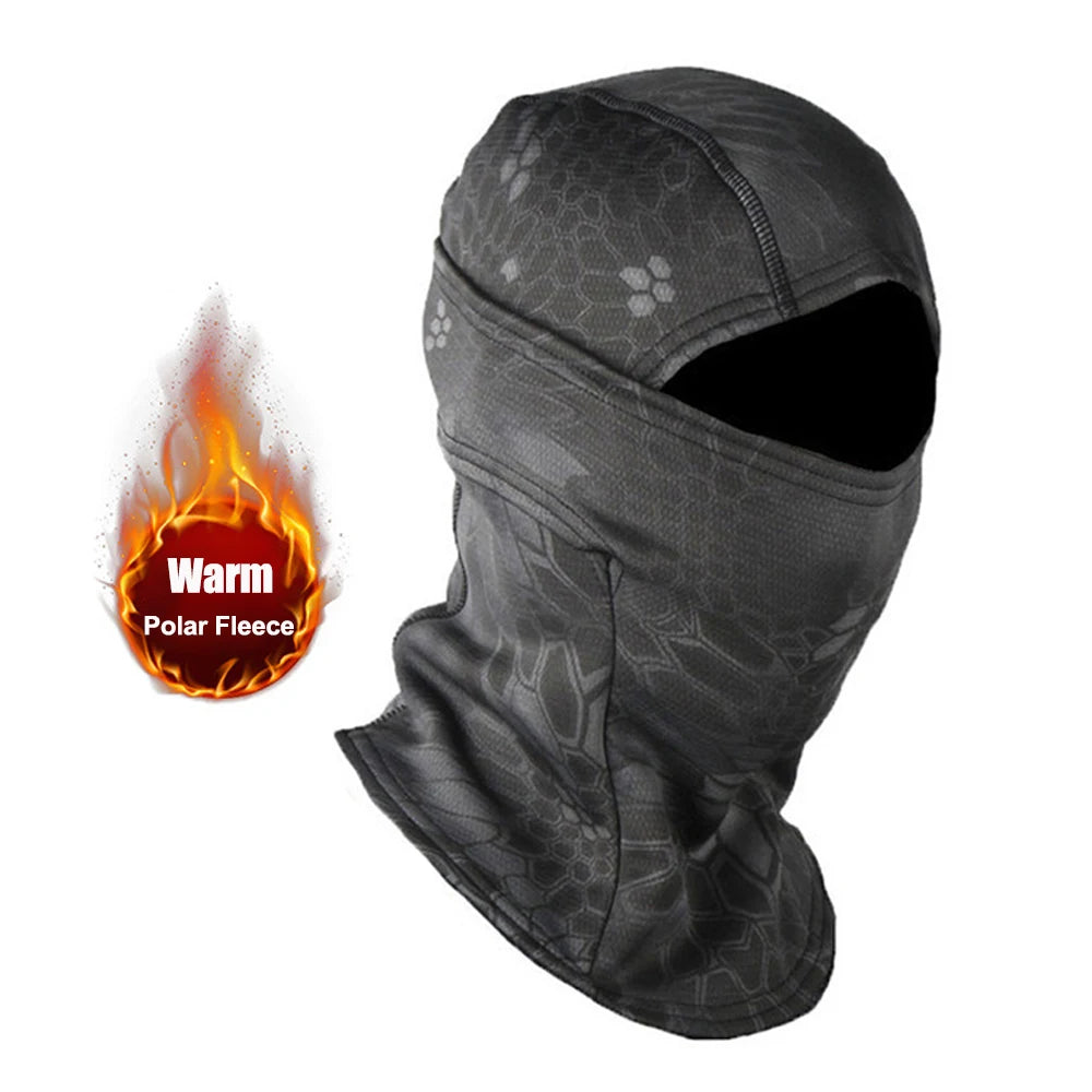 Vinter varm kamouflage balaclava för utomhusbruk
