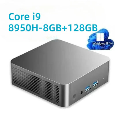 Intel Core i9 8950HK  Mini PC Windows 11 Pro 16GB RAM 1TB SSD PC Gamer Computer Dual WIFI 6 BT5.2 4K HD Mini Gaming Pc Desktop