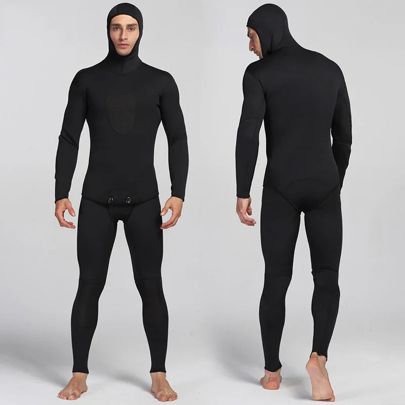 1,5mm Neopren Våtdräkt Herr – 2-delad, UV-skydd, Dykning & Simning, S–XXXL