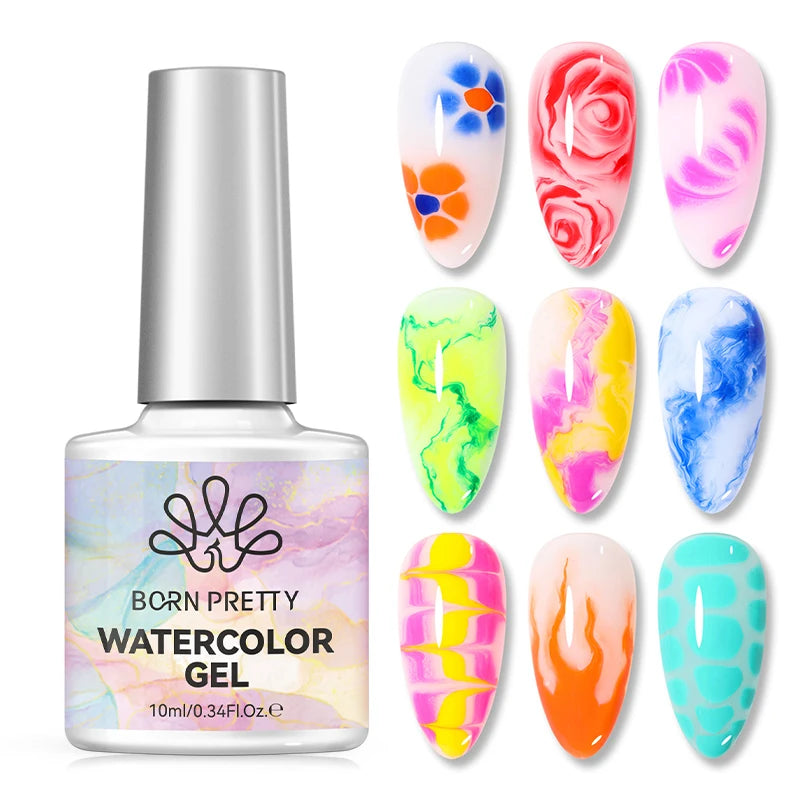 BORN PRETTY 10ml Base Gel Top Coat Rubber Gel Reinforcement Gel for Nails Tools Soak Off UV LED Nail Varnish Function Gel