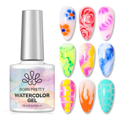 BORN PRETTY 10ml Base Gel Top Coat Rubber Gel Reinforcement Gel for Nails Tools Soak Off UV LED Nail Varnish Function Gel