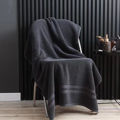 1/2/3pcs Grey Bath Towels Set for Adults - Absorbent Luxury Cotton Towels for Bathroom Home Hotel Beauty Salon Beach Gift Towels