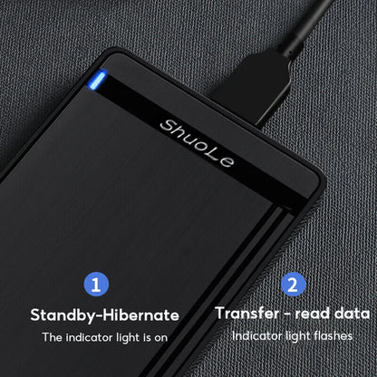 2.5-inch SSD Solid State Mechanical Serial Port SATA Hard Disk Case Toolless Micro Interface USB 3.0 External Mobile