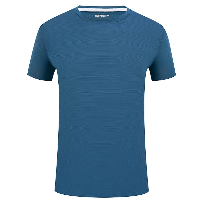 Herr Sport T-Shirt 2026 – Anpassningsbar Logotryck Brodyr Elastisk Quick Dry 9 Färger Asian S–4XL