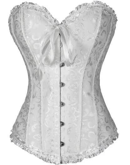 Sexig gotisk korsett shapewear dam steampunk snörning midjeträning