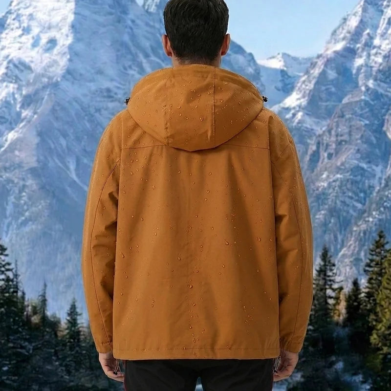 Unisex Softshell Hoodie – Vattentät Vindjämpa för Friluftsliv, Vandring & Klättring, 4 Färger