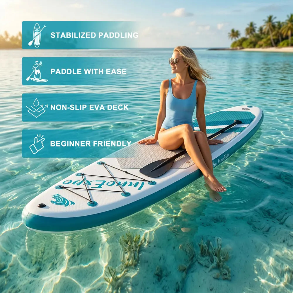 Uppblåsbart SUP-bräde InnoExpo med tillbehör – 320–350 cm
