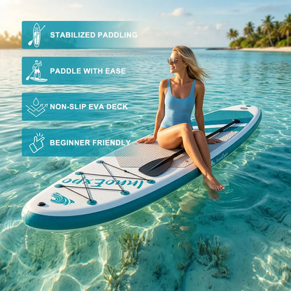 Uppblåsbar SUP-bräda från InnoExpo med halkfri yta – 320–350 cm