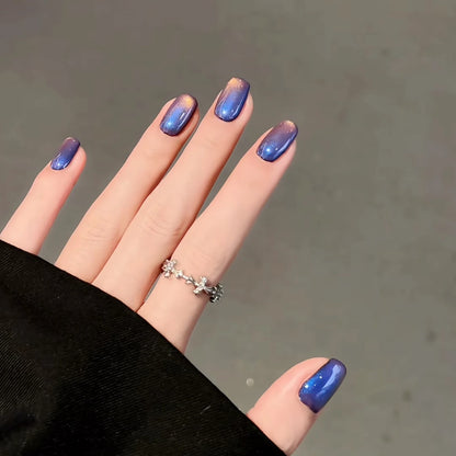 MIANEL Orion Nebula Cat Eye Gel Nail Polish Sparkling Crystal Shimmer Blue Purple Gold 2026 Spring/Summer Unique Special