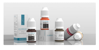 FAMISOO 5ML Permanent Makeup Pigment Tattoo Lips Tattoo Inks Eyebrows Eyeliners Pigments Microblading Pigment Tattoo Pigments