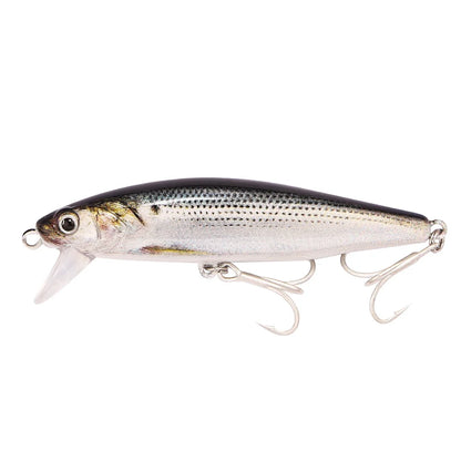 B&U Sinking Sea Fishing Minnow Lure  Long Cast Hard Bait with Sharp Treble Hooks, Saltwater Lures for Sea Bass Pike