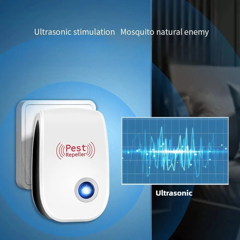 Ultrasonic Rat Destruction Mosquito Killer Repellent Pest Control Safe Effective For Home Garden Indoor Outdoor Insect Repeller