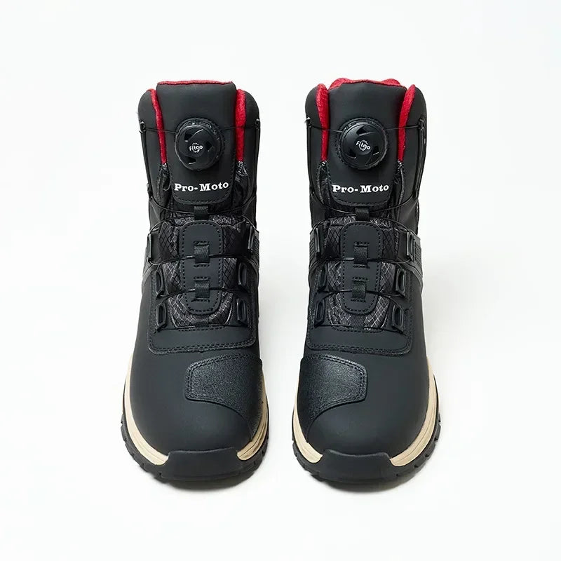 MC-skor med ankelskydd – reflekterande körskor med växelförstärkning, unisex 39–45