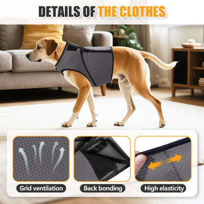 Breathable Mesh Dog Calming Vest Adjustable Anti-Anxiety Soothing Wrap Stress Relief Jacket For Thunder Travel Small M