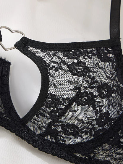 Underklädesset dam med spets och bygel-bh – NG25116, XS–XXL