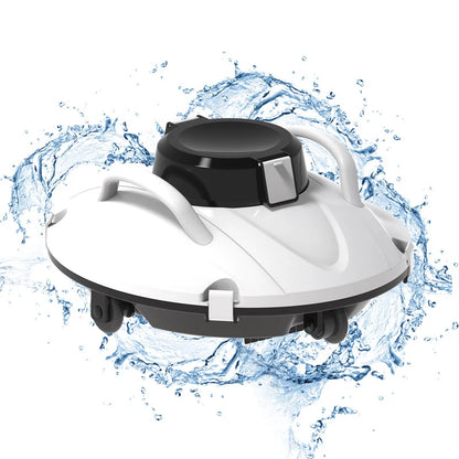 WYBOT A1 Trådlös Poolrobot – 120min 2600mAh IPX8 Dubbellager Filter Gyroskopnavigering Auto-Parkering 100m² 2026