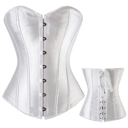 Sexig gotisk korsett shapewear dam steampunk snörning midjeträning