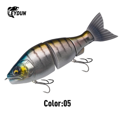 LEYDUN JOINTED CLAW SATCHET 184mm 2.5OZ Fishing Lures Joint Body Glide Swimbaits Floating Powerful S-Shaped Big Hard Baits Bass