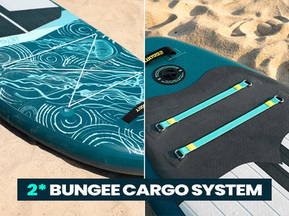 EGGORY Uppblåsbar SUP-bräda – Ca 335 cm, 7 Designs, Komplett Set, Skickas från Tyskland