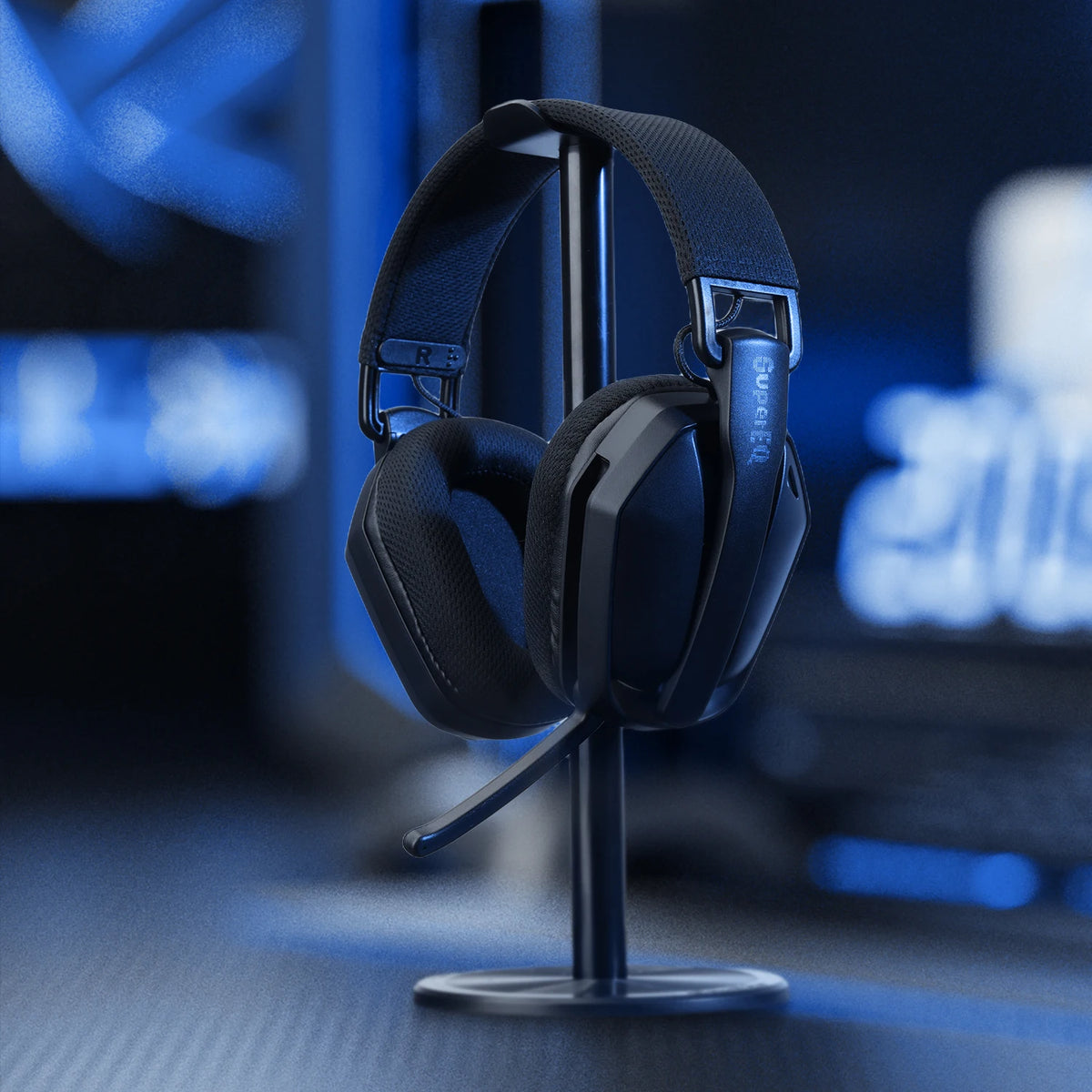 EKSA G19BT 2.4GHz Wireless Gaming Headphones Bluetooth 5.4 3.5mm Headset 30ms Low Latency 40mm RGB Hidden Mic 35H Foldable PC