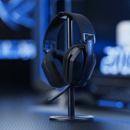 EKSA G19BT 2.4GHz Wireless Gaming Headphones Bluetooth 5.4 3.5mm Headset 30ms Low Latency 40mm RGB Hidden Mic 35H Foldable PC