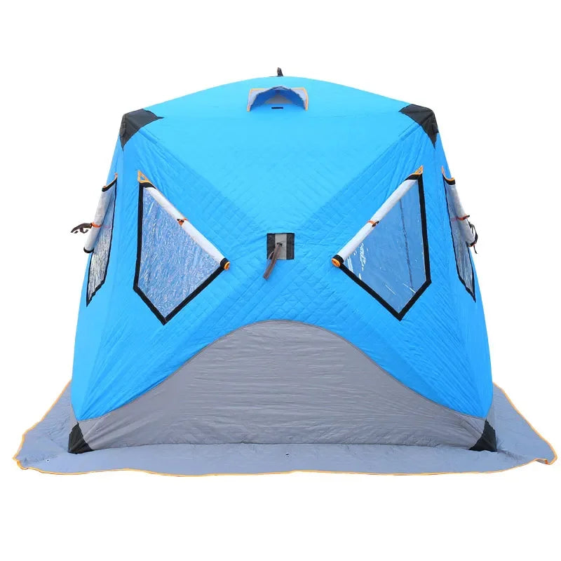 Customized Hot-selling High Heat Insulation Winter Outdoor Camping Carp Cube Large Portable Sauna Tent, Custom-made Warm