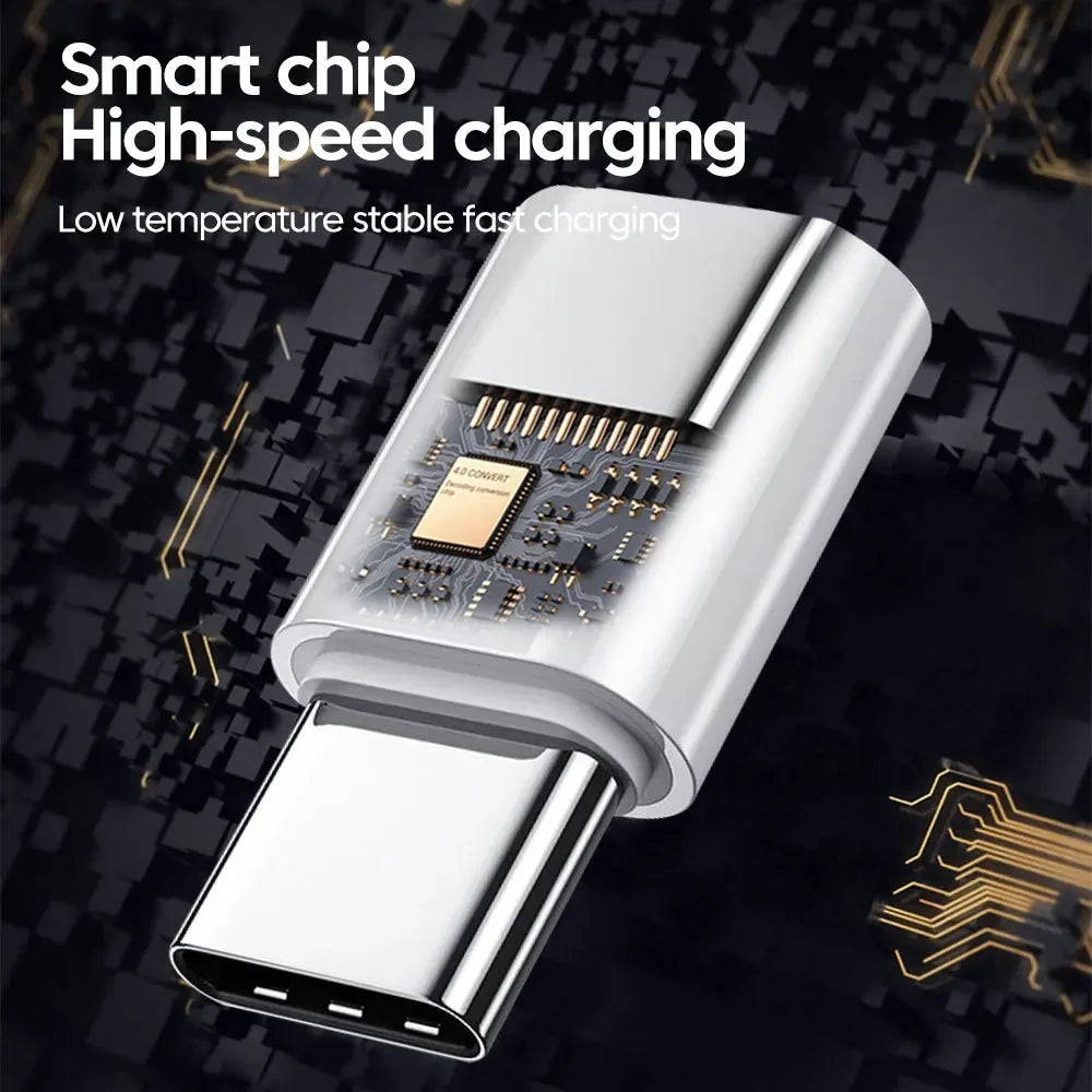 Type C To Lightning Adapter Type C Male To Lightning Female Converter High Speed Charging/Transfer Adapter for iphone 15 16