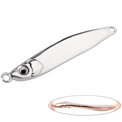 Fishing Lure 10G 15G 20G 40G 60G Spoon Metal Lures Spinnerbait Minnow Sinking Sea Spinner Bait Jig Winter Bass Baits Pesca Hot