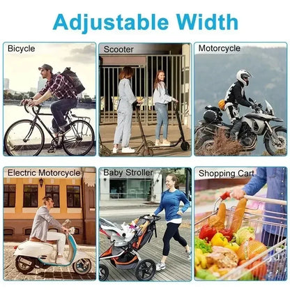 360° vridbar mobilhållare för cykel, elcykel och motorcykel, M5/M6